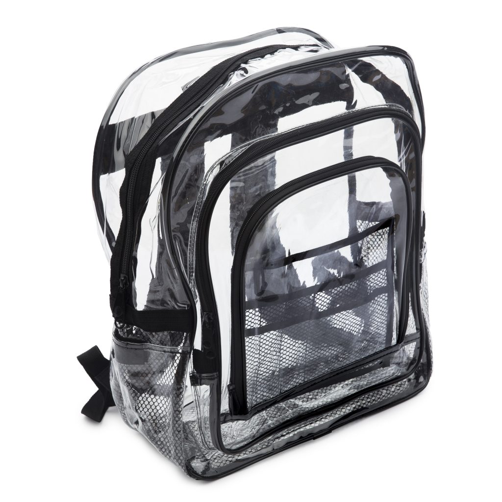 Large Sturdy Clear Backpack - Sheriffs' Relief Association