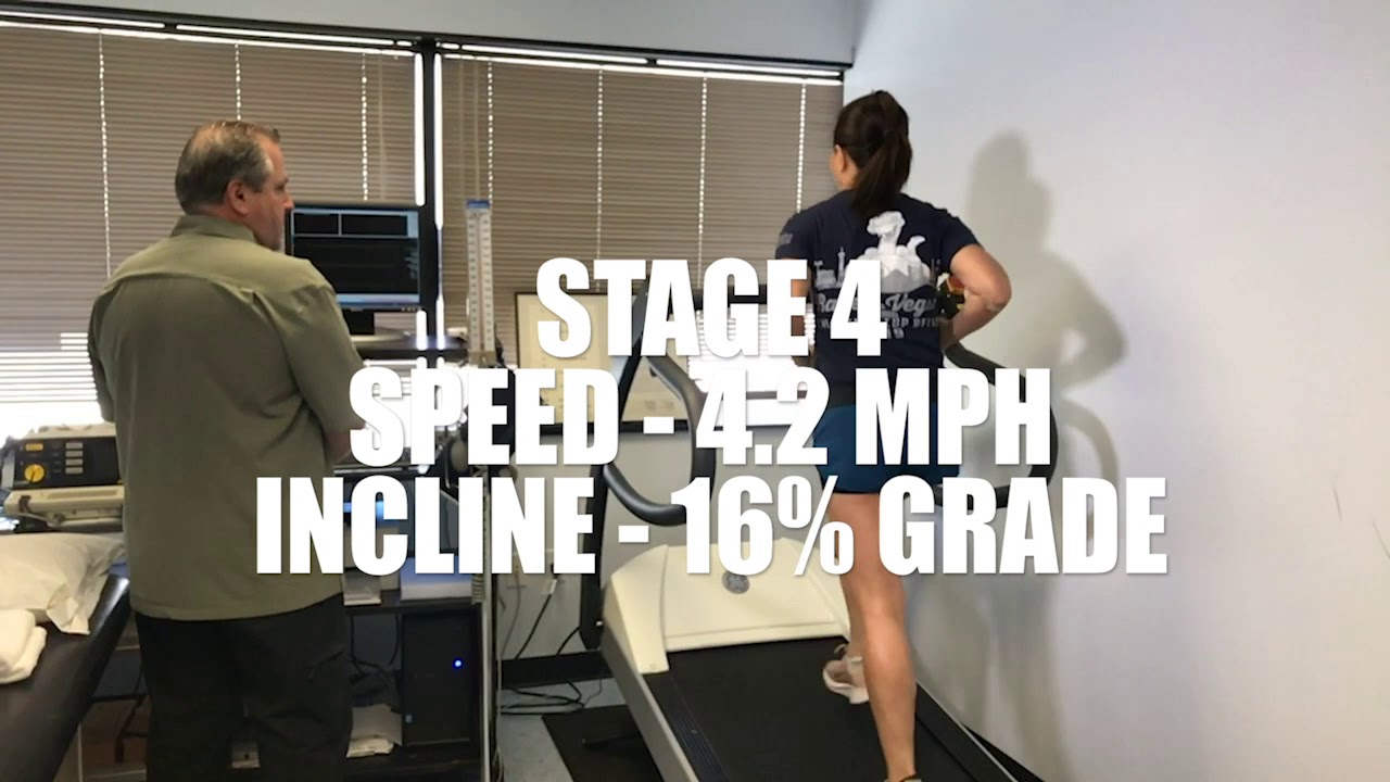 Bruce Protocol Treadmill Test