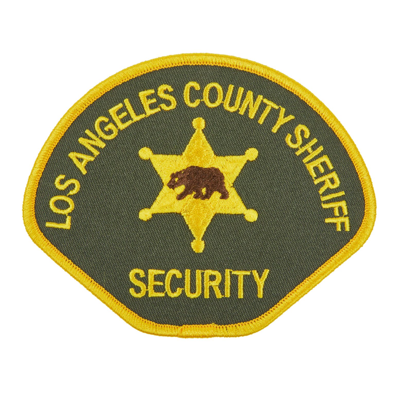 Los Angeles County Sheriff-Security Shoulder Patch - Sheriffs' Relief ...