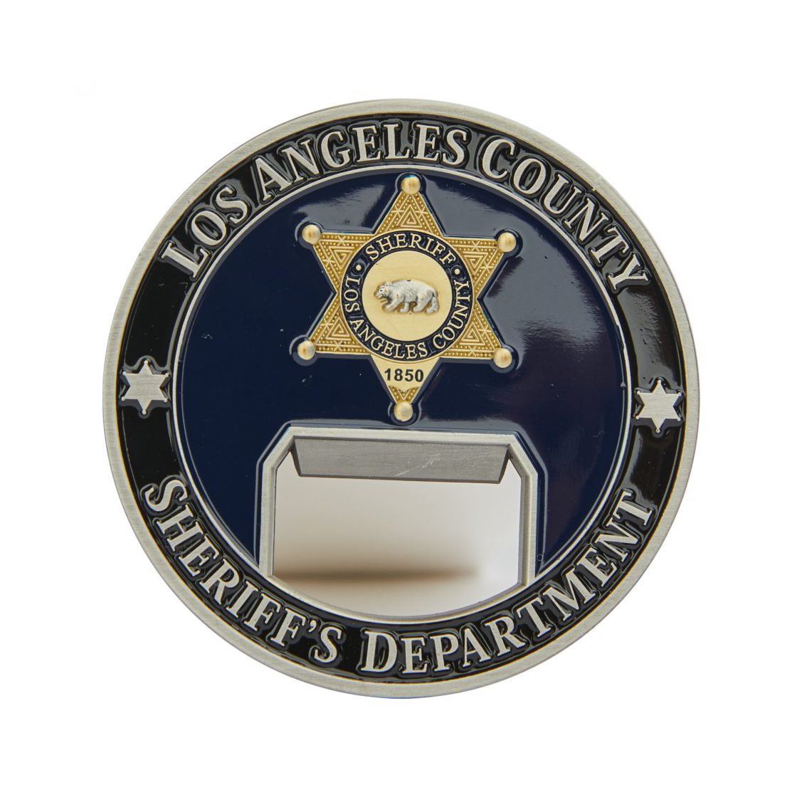 LASD Badge/Patch Coin Bottle Opener - Sheriffs' Relief Association