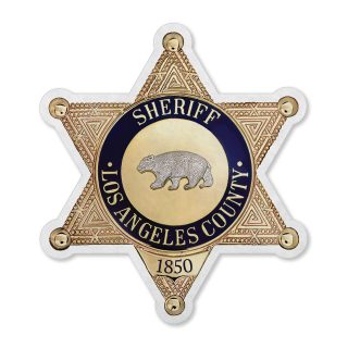 LASD Badge Pennant - Sheriffs' Relief Association