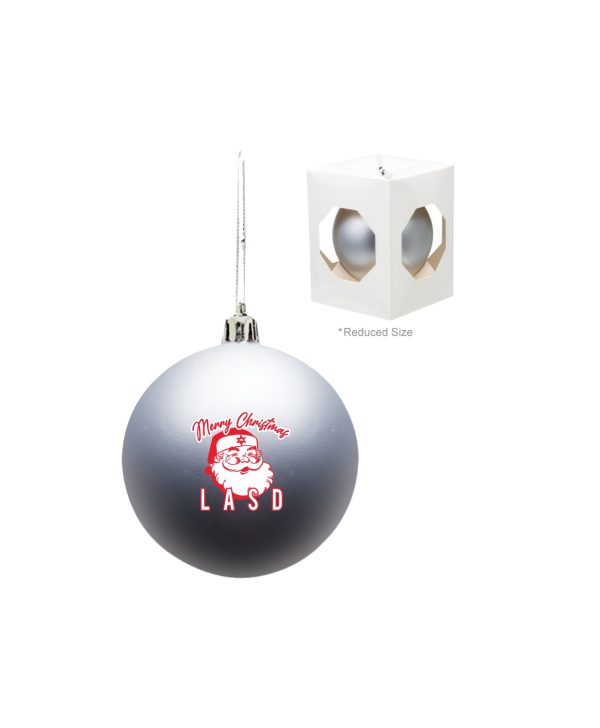 Santa Claus/Merry Christmas/LASD Round Ornament