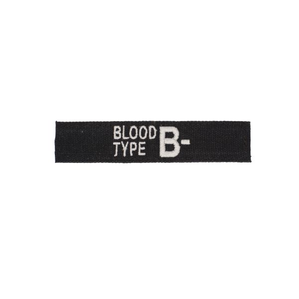 B-Blood Type-Velcro Patch