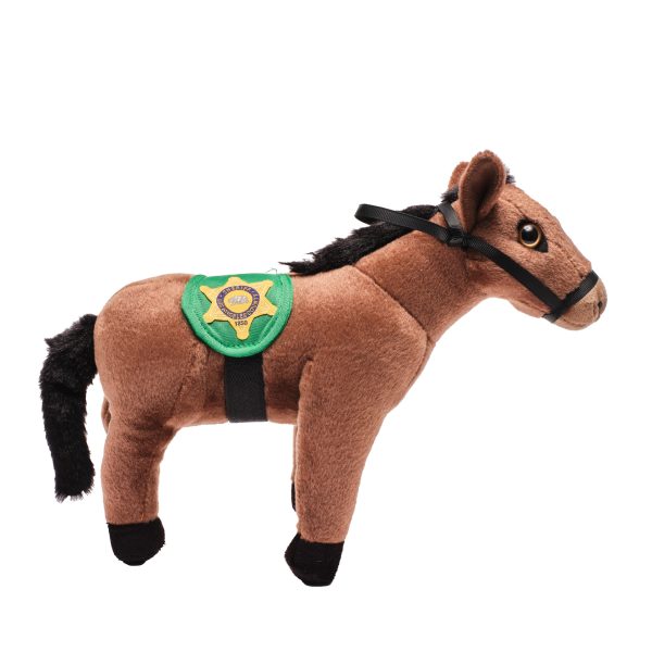 Sheriff Los Angeles County Badge Horse Plush