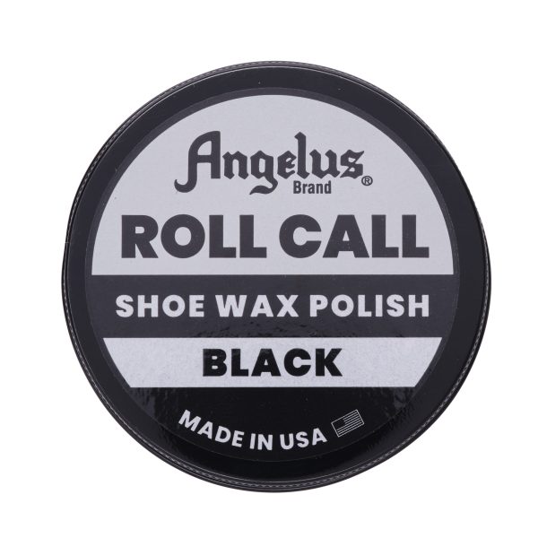 Angelus Roll Call Shoe Wax Polish-Black-50 grams